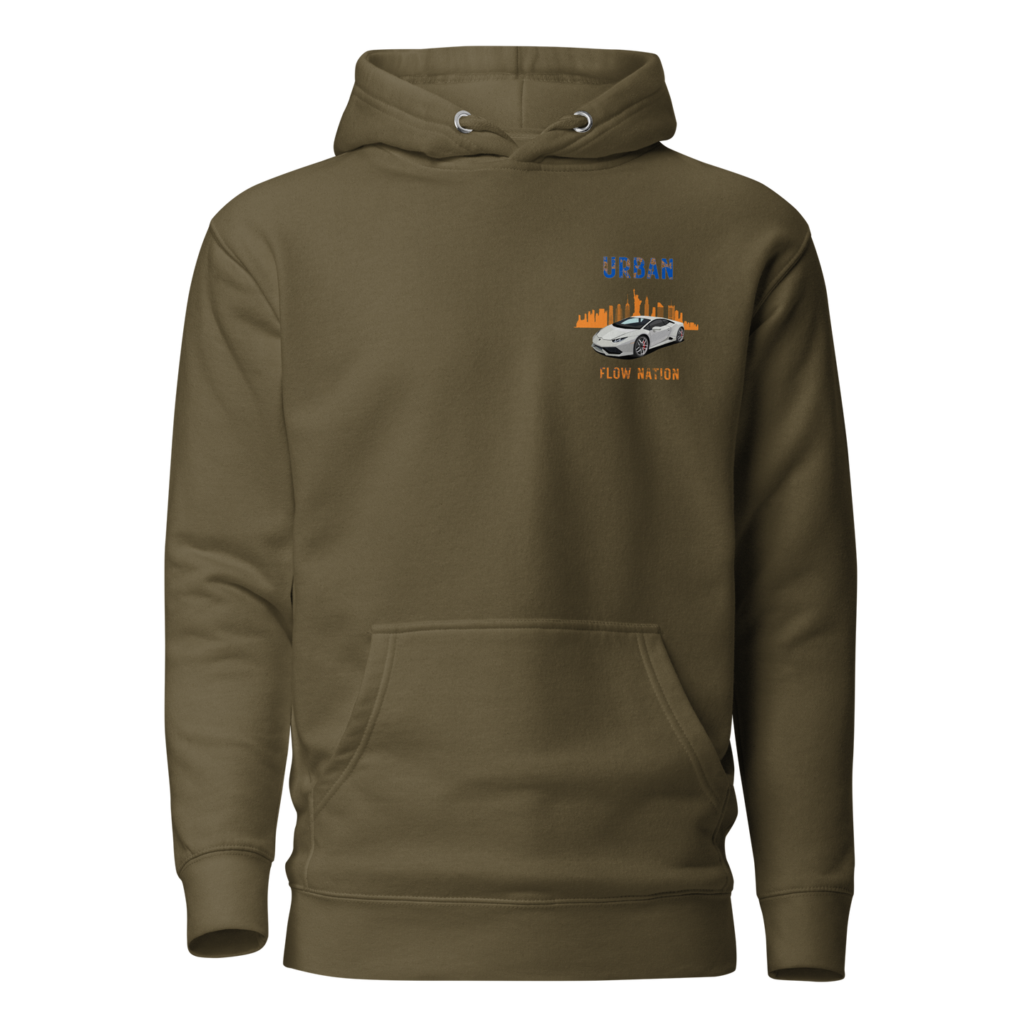 URBAN FLOW NATION, Racing Street Hoodie