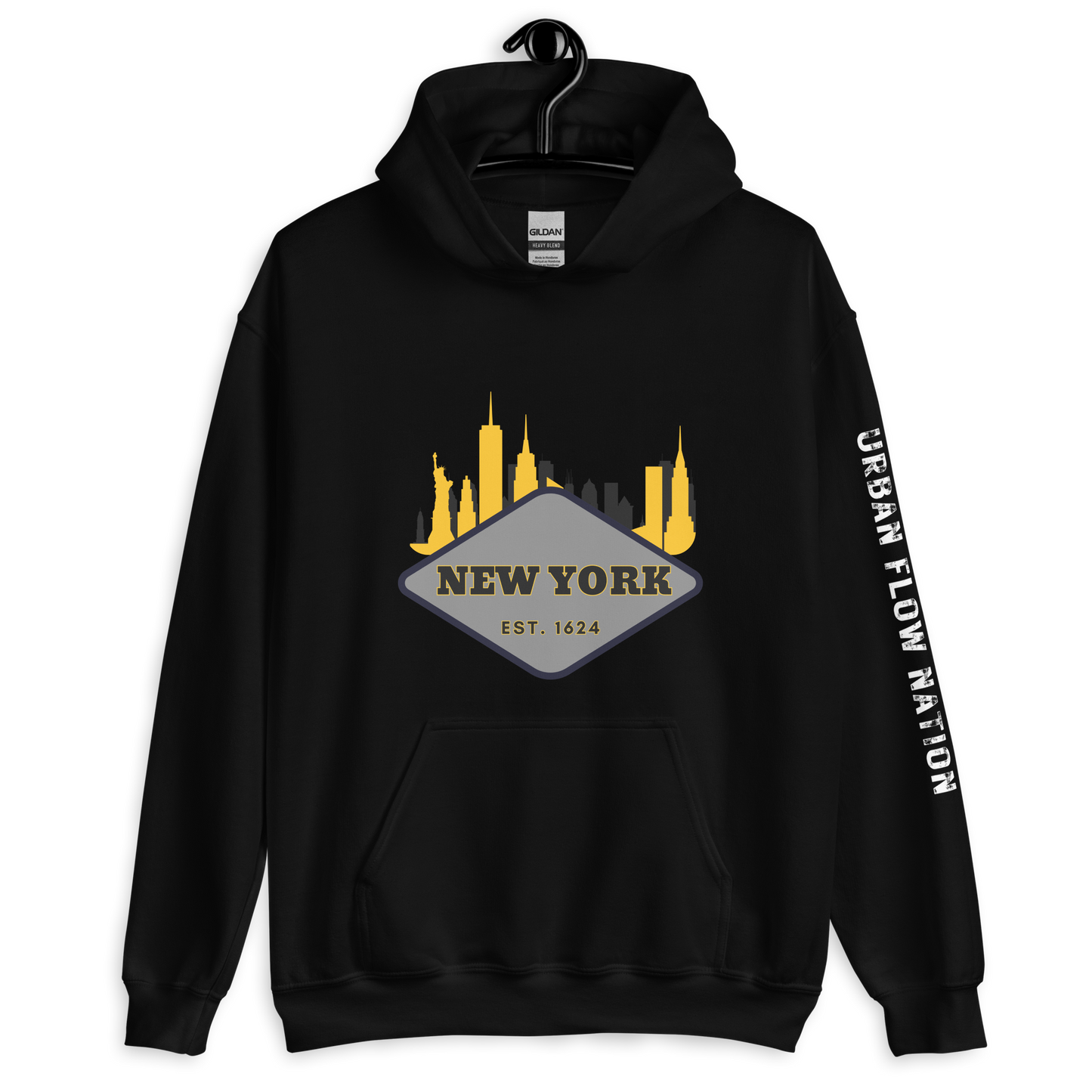 URBAN FLOW NATION, New York Collection Streetwear Hoodie