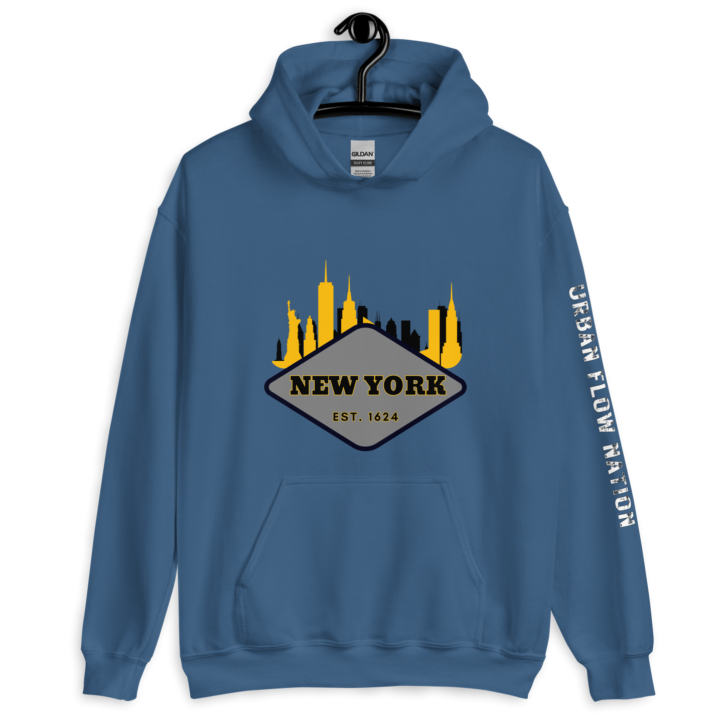 URBAN FLOW NATION, New York Collection Streetwear Hoodie