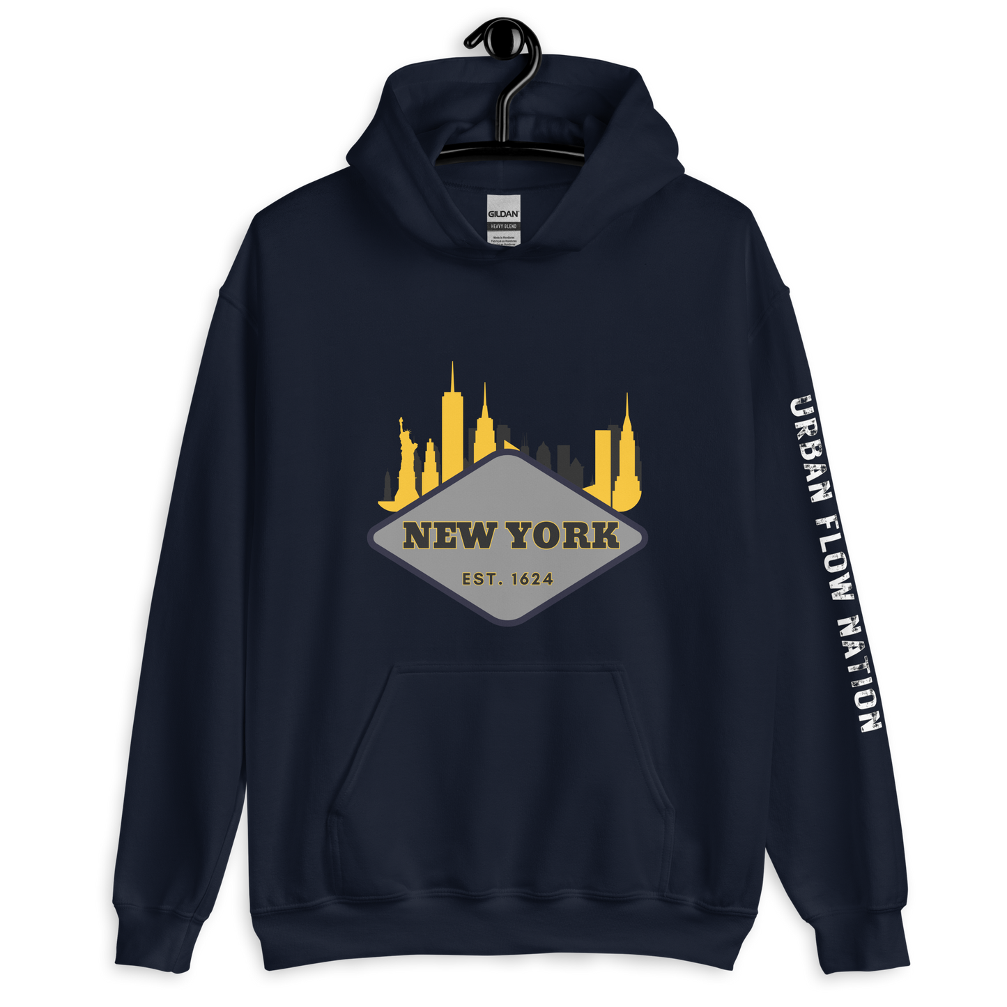 URBAN FLOW NATION, New York Collection Streetwear Hoodie