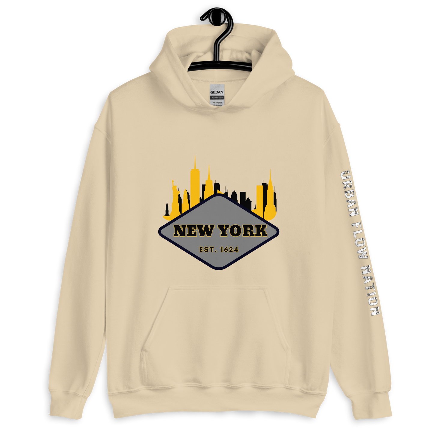 URBAN FLOW NATION, New York Collection Streetwear Hoodie