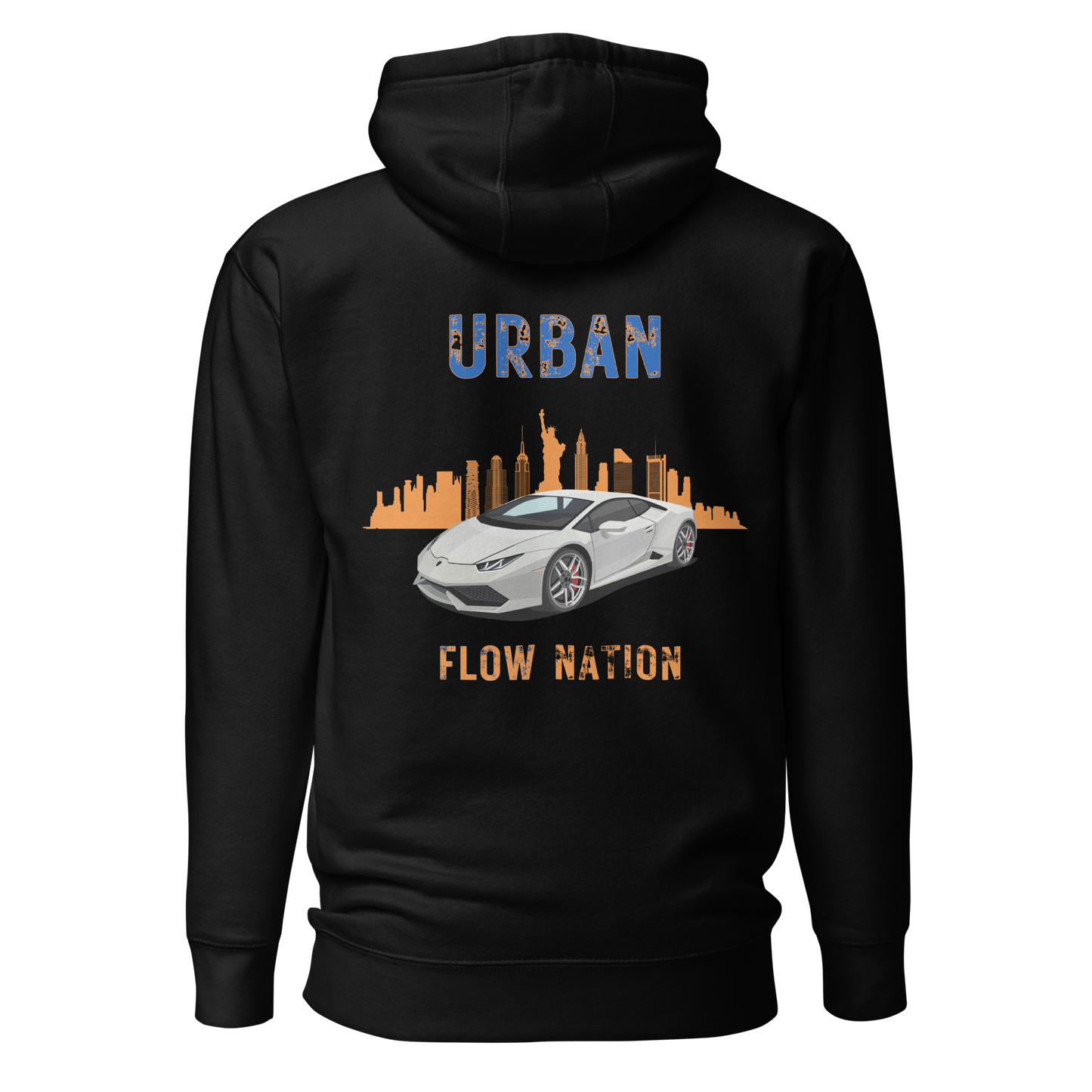 URBAN FLOW NATION, Racing Street Hoodie