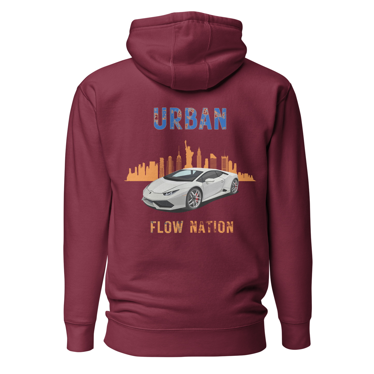 URBAN FLOW NATION, Racing Street Hoodie