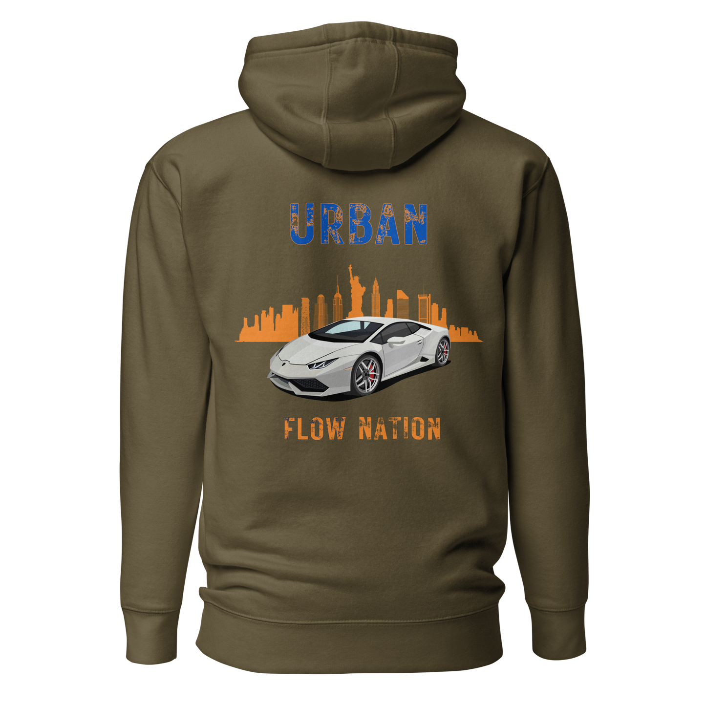 URBAN FLOW NATION, Racing Street Hoodie