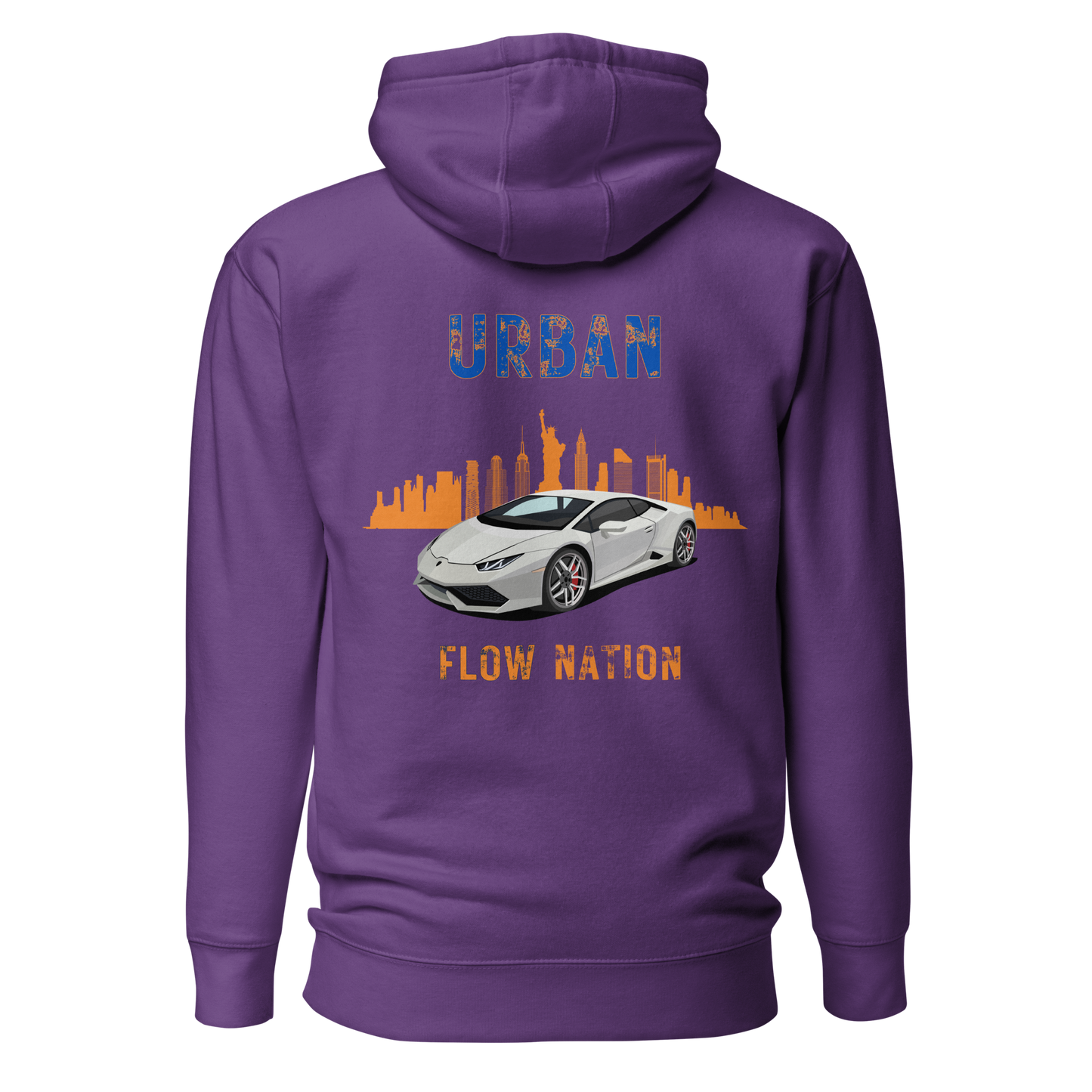 URBAN FLOW NATION, Racing Street Hoodie